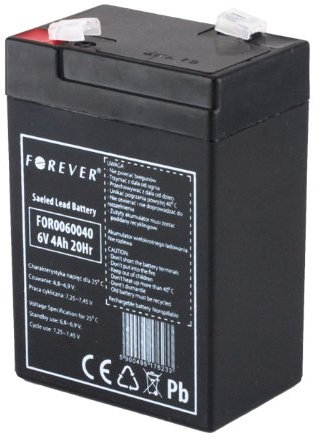Powersonic - Batteria al piombo Powersonic PS 640 – Powersonic PS640 – Powersonic PS-640 – 6 V 4,5 Ah – Batteria ricaricabile sigillata (SLA) – AGM/piombo – Batteria originale Powersonic