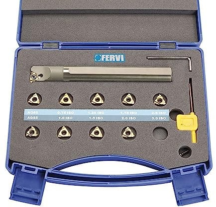 KIT UTENSILE UTENSILI x FILETTARE DA INTERNO x TORNIO Art. KISNR FERVI
