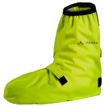 VAUDE Bike Gaiter - Wasserdichte Fahrradüberschuhe mit Reflektoren | Regenschutz Gamaschen für Fahrradfahrer | Verstellbare Klettbefestigung | Inklusive praktischer Aufbewahrungstasche