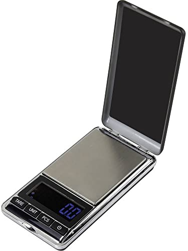 Basetech Taschenwaage SJS-60007 Wägebereich (max.) 500 g Ablesbarkeit 0.1 g batteriebetrieben Silber