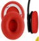 Geekria QuickFit - Cuscinetti auricolari di ricambio per cuffie Beats SoloHD, cuscinetti auricolari, parti di riparazione (rosso)