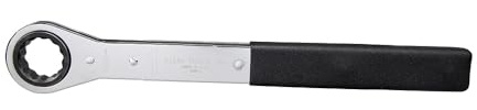 Klein Tools 53873 Ratcheting Box End Wrench with Chrome Plated and Ratcheting Mechanism for Efficiency