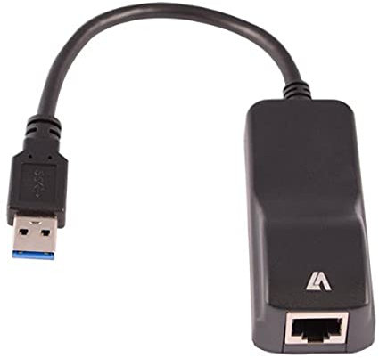 V7 CBLUSB3RJ-1E Adapteur USB 3.0 vers Gigabit Ethernet compatible avec Nintendo Switch