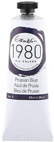 Gamblin 1980 - Oelfarbe - Preussischblau - 37 ml