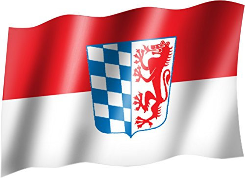 Flagge/Fahne NIEDERBAYERN Staatsflagge/Landesflagge/Hissflagge mit Ösen 150x90 cm, sehr Gute Qualität