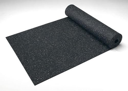 Bautenschutzmatte 6 mm - 1,25 m x 10 m | Gummimatte | Antivibrationsmatte