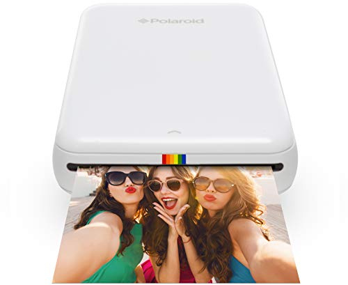 Polaroid ZIP - Stampante Portatile, Bluetooth, w/ZINK Tecnologia Zero Ink Printing, 5 x 7.6 cm, compatibile iOS e dispositivi Android, bianco