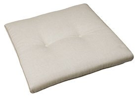 Polsterauflage Sesselauflage Stuhlauflage Felicia Beige konisch 44x48/44x5cm
