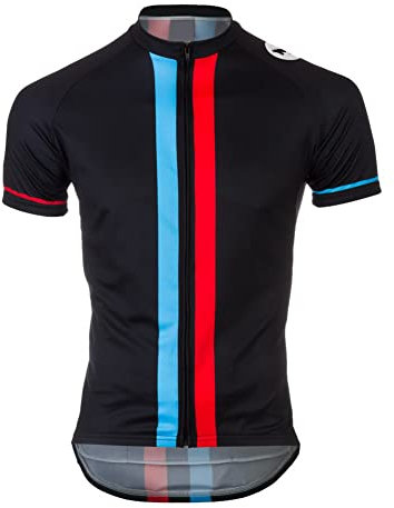 UGLY FROG Kurzarm Radtrikot Herren Elastische Atmungsaktive T-Shirt Jersey Funktionsshirt Schnell Trocknen Stoff Fahrradtrikot für Radsport Outdoor Sport