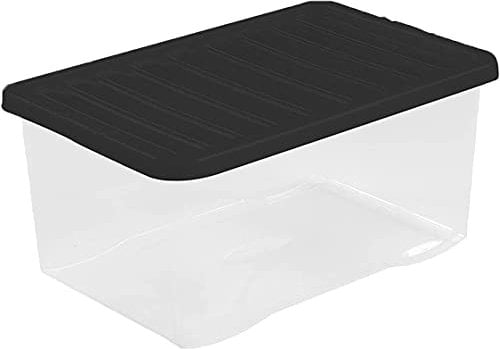 WHATMORE CRYSTAL 45L BOX & LID CLEAR 10870