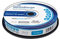 MediaRange BD-R 25GB 6-Fache Schreibgeschwindigkeit, Vollflächig bedruckbar, 10er Cakebox
