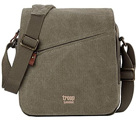 Troop London Classic Segeltuch Tasche TRP0238 - Farbe Khaki