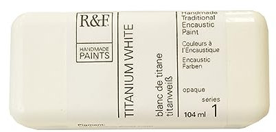 R&F Encaustic 104ml Paint, Titanium White by R&F Encaustic Paints