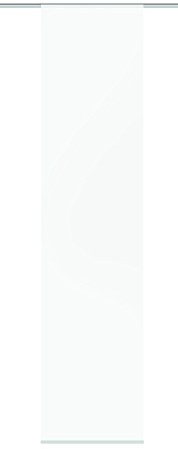 HOME WOHNIDEEN Schiebevorhang Deko Blickdicht ROM, weiß Größe BxH 60x300 cm