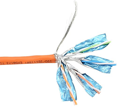InLine 70501 Verlegekabel Cat.6, 250MHz, S/FTP (PiMf), CU, AWG23, halogenfrei, 100m