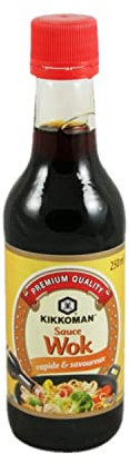 Sauce Wok Kikkoman - Botella de cristal 250 ml