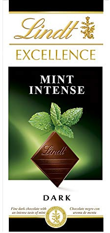 Lindt Excellence Mint Intense Chocolate, 100g