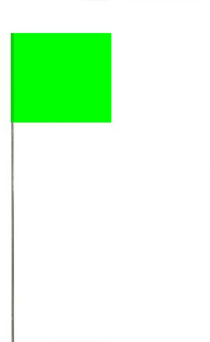 Swanson Tool Co., Inc FLM15100 Marking Flags, Green, 100 Pack