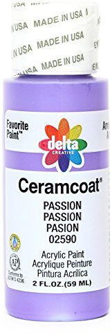 Delta Creative Ceramcoat Acrylic Paint in Assorted Colors (2 Ounce), 02590 Passion