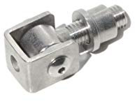 UHRIG einstellbares Kurz Torband M14 aus V2A Edelstahl, mit Einschweißmutter, für z.B. Gartentor, Zauntür uvm.