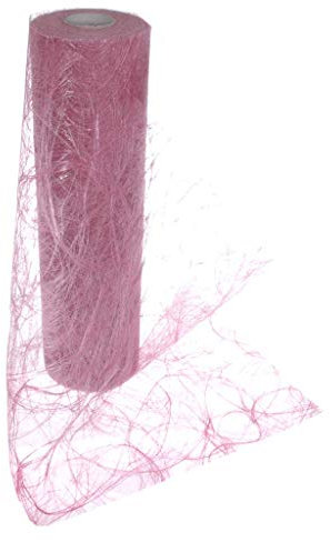 Deko AS GmbH Sizoweb Tischband Altrosa 20 cm Rolle 25 Meter 64 044-R 200