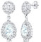 Elli PREMIUM Ohrringe Damen Ohrhänger Glamour Vintage mit Kristalle und Zirkonia Kristalle in 925 Sterling Silber