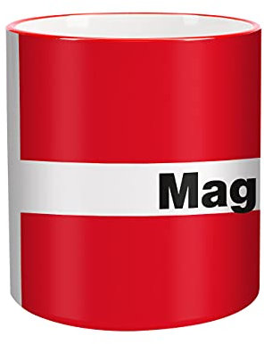 Herz & Heim® Tasse mit Wunschnamen und Flagge - Dänemark -