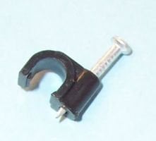 Best Price Square CABLE CLIP, ROUND, 3.5MM, BLACK, PK100 CBT-7270 By PRO POWER