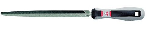 Bellota 4005-4 ENT. MB - Lima triangular para mecánico, entrefina (mango bimaterial, 4)