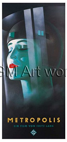 Kunstdruck / Poster: Werner Graul Metropolis - hochwertiger Druck, Bild, Kunstposter, 88x190 cm