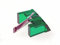 SDGstore Puntina per giradischi SL 23 Technics Verde 33 rpm Riproduzione audio di alta qualità