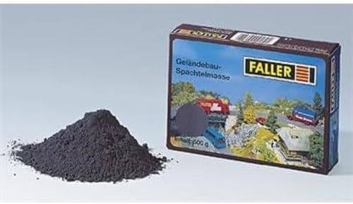 Faller FA170654 - Geländebau-Spachtelmasse, Zubehör für die Modelleisenbahn, Modellbau, 500 g, Weiß