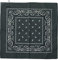 Harrys-Collection Unisex Bandana Bindetuch 100% Baumwolle (1 er 6 er oder 12 er Pack), Farbe:dunkelgrau