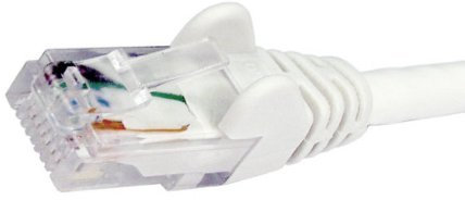 World of Data 3m WHITE CAT5E (enhanced) Network Cable - Ethernet - LAN - Patch - Internet - Broadband - Router - Hub - Modem -10/100