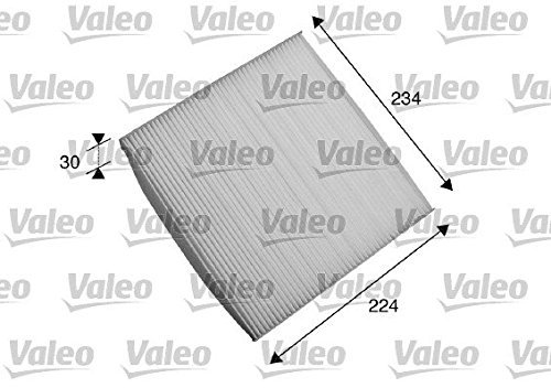 VALEO 698868 Filtro, Aria abitacolo ESSENTIAL, Filtro particelle (polline), Protezione contro il polline, la polvere e i batteri