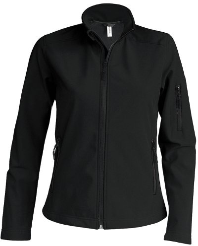 Kariban Womens/Ladies Contemporary Softshell 3 Layer Performance Jacket (S) (Black)