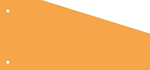 Kangaro 07070-06-TR Trennstreifen, Papier, Orange, 235x105 Trapez