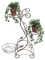 DanDiBo Escalier à fleurs 10-0074 Support de fleurs Colonne à fleurs 75 cm Colonne à plantes Porte-plante