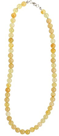 Honigopal Kette Halskette Perlenkette Collier 925er Silberverschluss