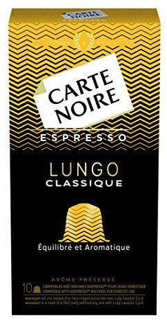 Carte Noire Espresso Lungo N°6 - 50 Capsules Compatibles Nespresso (Lot de 5 X 10)