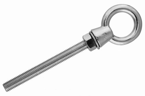 Yacht Steel A4 AISI 316 Boulon à œil en acier inoxydable M12 x 120 mm