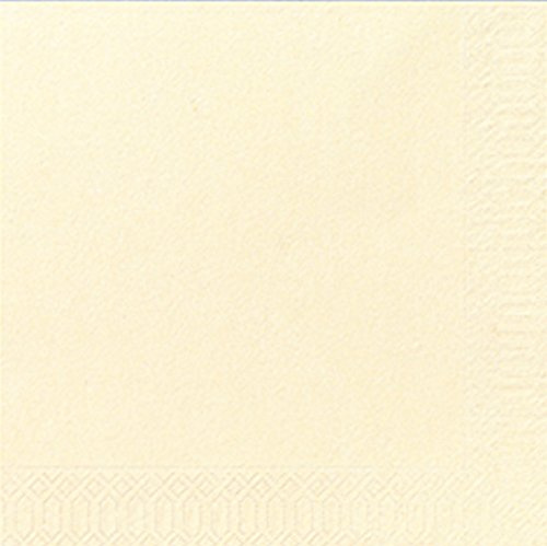 Duni Servietten 3lagig Tissue Uni champagne, 33 x 33 cm, 250 Stück