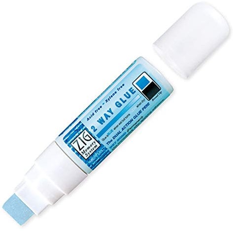 Zig Colle en Stylo 2 Embouts Multicolore