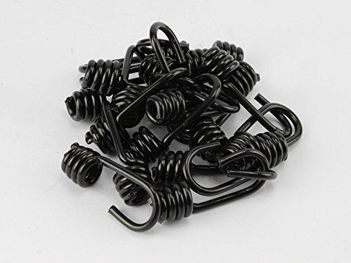 10 Stück 6mm Spiralhaken Haken für Expanderseil, Seil, Plane, Spanner, Banner