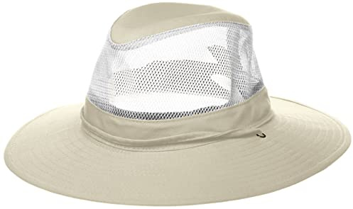 Dorfman Hat Co. DHC Outdoors Solarweave Treated Cotton Hat (Oatmeal, Medium)