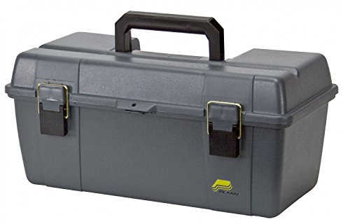 Portable Tool Box, 20-1/4 In. W, Gray