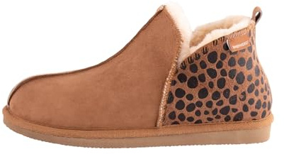 Shepherd of Sweden - Annie Lammfell-Hausschuhe - Damen - 100% Echtes Lammfell - Bequem - Weich und warm - Flauschig - Größe 36