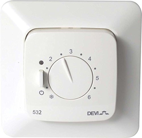 Devi Thermostat devireg 532 DE/at Raumthermostat/Uhrenthermostat 5703466209080