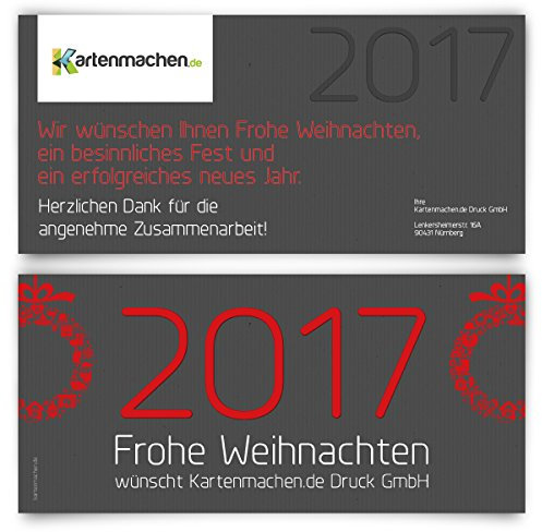 Firmen Weihnachtskarten (60 Stück) - neues Jahr - Geschäftliche Weihnachtsgrußkarten