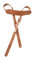 Gretsch 922-0021-000 Tooled Vintage Leather Guitar Strap, Russet